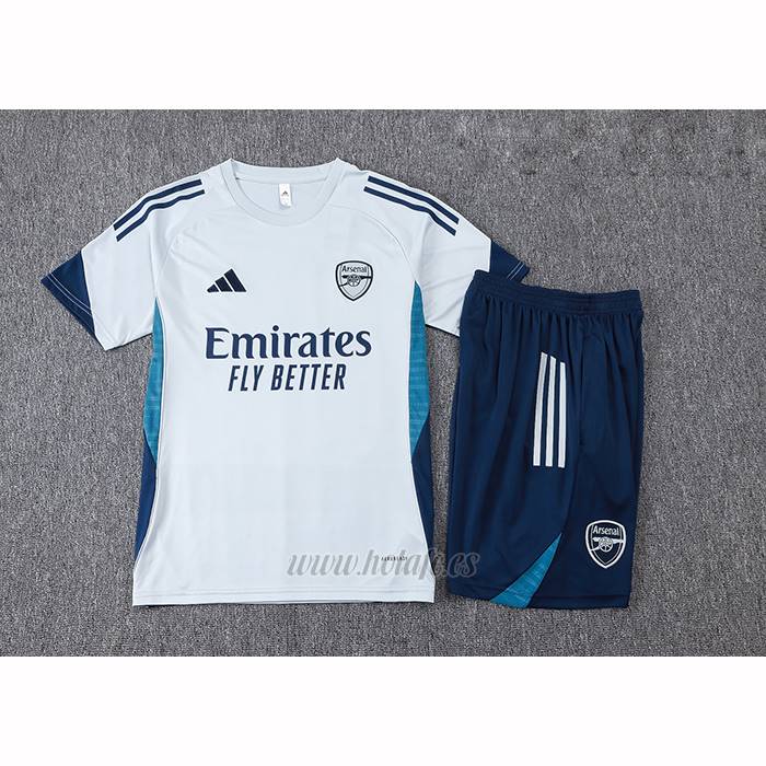Chandal del Arsenal Manga Corta 2025-2026 Gris - Pantalon Corto